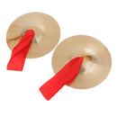 1 Pair Hand Cymbal Hand Percussion Instruments Chinese Gong Performance Practice Parts 5.9inch