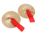 1 Pair Hand Cymbal Hand Percussion Instruments Chinese Gong Performance Practice Parts 5.9inch