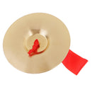 1 Pair Hand Cymbal Hand Percussion Instruments Chinese Gong Performance Practice Parts 5.9inch