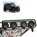 Upgrade Parts Metal Roof Rack w LED Light Bar Nightlamp for 1/10 Traxxas D90