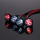 Upgrade Parts Metal Roof Rack w LED Light Bar Nightlamp for 1/10 Traxxas D90