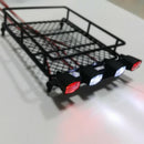 Roof Luggage Rack w/ LED Light for 1/10 1/8 CC01 CR01 D90 AXIAL SCX10 RC Car