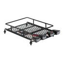 RC Roof Luggage Rack W LED Light Bar for 1/10 1/8 CC01 D90 Axial SCX10 RC4WD