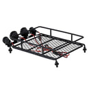 RC Luggage Roof Rack w/ 4 White LED Light Bars for 1/10th Traxxas Redcat HSP