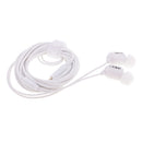 Portable 3.5mm Jack In-Ear Handphone with Earphone Cover Cap Set for Mobile Phone Pad Accessory White
