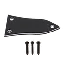 Durable 3ply Plastic Truss Rod Cover for Epiphone Guitar Replacement Accessory Black