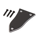 Durable 3ply Plastic Truss Rod Cover for Epiphone Guitar Replacement Accessory Black