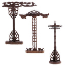 12Hook Brush Rack Chinese Calligraphy Pen Holder Stand for Large/Small Brush