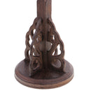 13 Hangers Black Catalpa Wood Chinese Calligrapghy Brush Holder Pen Hanging Stand