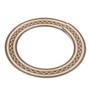 5 Pieces Guitar Rosette Wood Inlaid Soundhole 0.8mm/0.03'' Thickness for Classical Acoustic Guitar Decor Parts