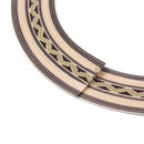 5 Pieces Guitar Rosette Wood Inlaid Soundhole 0.8mm/0.03'' Thickness for Classical Acoustic Guitar Decor Parts