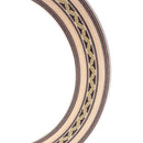 5 Pieces Guitar Rosette Wood Inlaid Soundhole 0.8mm/0.03'' Thickness for Classical Acoustic Guitar Decor Parts