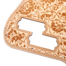 375x225 Electric Guitar Pickguard Scratch Plate Cover Maple for PB Bass Guitar