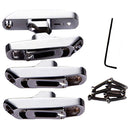 Bass Parts 4 String Bass Bridge Tailpiece with Wrench Screws Set Luthier Tool Musical Instrument Accessory DIY