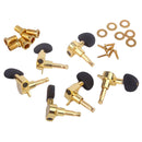 6 Pieces 3R 3L Closed String Tuning Pegs Locking Tuner Machine Heads for Electric Acoustic Guitar Parts