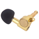 6 Pieces 3R 3L Closed String Tuning Pegs Locking Tuner Machine Heads for Electric Acoustic Guitar Parts