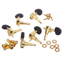 6 Pieces 3R 3L Closed String Tuning Pegs Locking Tuner Machine Heads for Electric Acoustic Guitar Parts