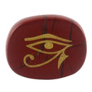 7 Pieces Palm Stones Eye of Horus Engraved Pocket Stones Divination Reiki Gift