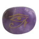 7 Pieces Palm Stones Eye of Horus Engraved Pocket Stones Divination Reiki Gift
