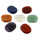 Set of 7 Egyptian Ankh Cross Palm Stone Reiki Stone for Family Friends Collectible