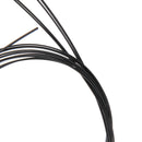 Durable 2 Set Ukulele Replacement Nylon Strings Black White 68cm