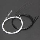 Durable 2 Set Ukulele Replacement Nylon Strings Black White 68cm