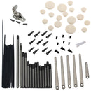 9 Sets Clarinet Repair Spindle+Screw+Spring Leaf+Spring Needle+Tone Cushions