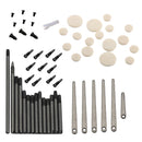 Set of Clarinet Repair Tool Maintenance Parts Spindle Screws Spring Leaf Soundhole Pads Woodwind Instrument Accessories