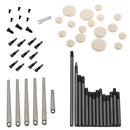Set of Clarinet Repair Tool Maintenance Parts Spindle Screws Spring Leaf Soundhole Pads Woodwind Instrument Accessories