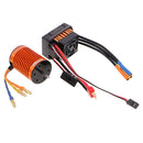 Waterproof F540 3930KV Brushless Motor +45A ESC for 1/10 1/12 RC Car Truck Boat