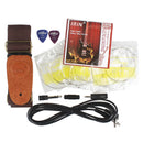 Hand Wound Guitar Strings Full Set+Picks Plectrums 1mm Thickness+Strap+Cable