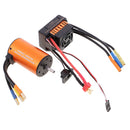 Waterproof 3660 3300KV Brushless Motor+60A ESC Combo Set for 1/10 RC Car Truck Crawler