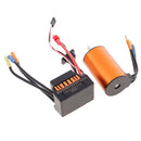 Waterproof 3660 3300KV Brushless Motor+60A ESC Combo Set for 1/10 RC Car Truck Crawler