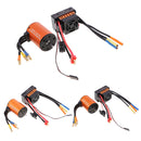 Waterproof 3650 3900KV Brushless Motor + 60A ESC Set for 1/10 RC Car Truck Accessories