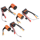 Waterproof 3650 3900KV Brushless Motor + 60A ESC Set for 1/10 RC Car Truck Accessories