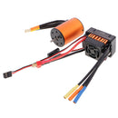 Waterproof 3650 4300KV Brushless Motor + 60A ESC Set for 1/10 RC Car Truck Accessories