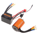 Waterproof 3650 4300KV Brushless Motor + 60A ESC Set for 1/10 RC Car Truck Accessories