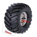 4 Pieces Monster Truck Climbing Bigfoot Car Rubber Tyre Tires for Kyosho HSP 1:10 Car
