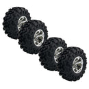 4 Pieces Monster Truck Climbing Bigfoot Car Rubber Tyre Tires for Kyosho HSP 1:10 Car