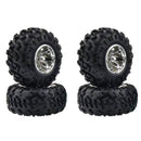 4 Pieces Monster Truck Climbing Bigfoot Car Rubber Tyre Tires for Kyosho HSP 1:10 Car