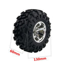 4 Pieces Monster Truck Climbing Bigfoot Car Rubber Tyre Tires for Kyosho HSP 1:10 Car