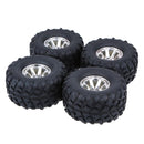 4 Pieces Monster Truck Bigfoot Car Rubber Tyre Tires for Kyosho HSP 1:10 Car