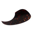 Durable Left Handed Acoustic Guitar Self-Adhesive Pickguard Replacement Anti-scratch Plate 7.08 x 3.89inch