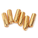 Set of 6 Pieces Humbucker Guitar Pickup Steel Pole Screws for Electric Guitar Replacement Parts