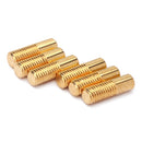 Set of 6 Pieces Humbucker Guitar Pickup Steel Pole Screws for Electric Guitar Replacement Parts