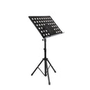 Portable Music Score Music Stand Holder with Tripod Base Mount