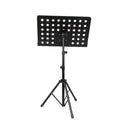 Portable Music Score Music Stand Holder with Tripod Base Mount