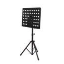 Portable Music Score Music Stand Holder with Tripod Base Mount