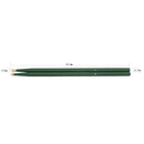 Portable 2 Pieces Maple Wood Drum Sticks Rods for Drummer Replacement Accessory Green
