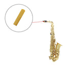 Plastic Saxophone Reeds Hardness 2.5 for Alto Saxophone Beginner Light Brown